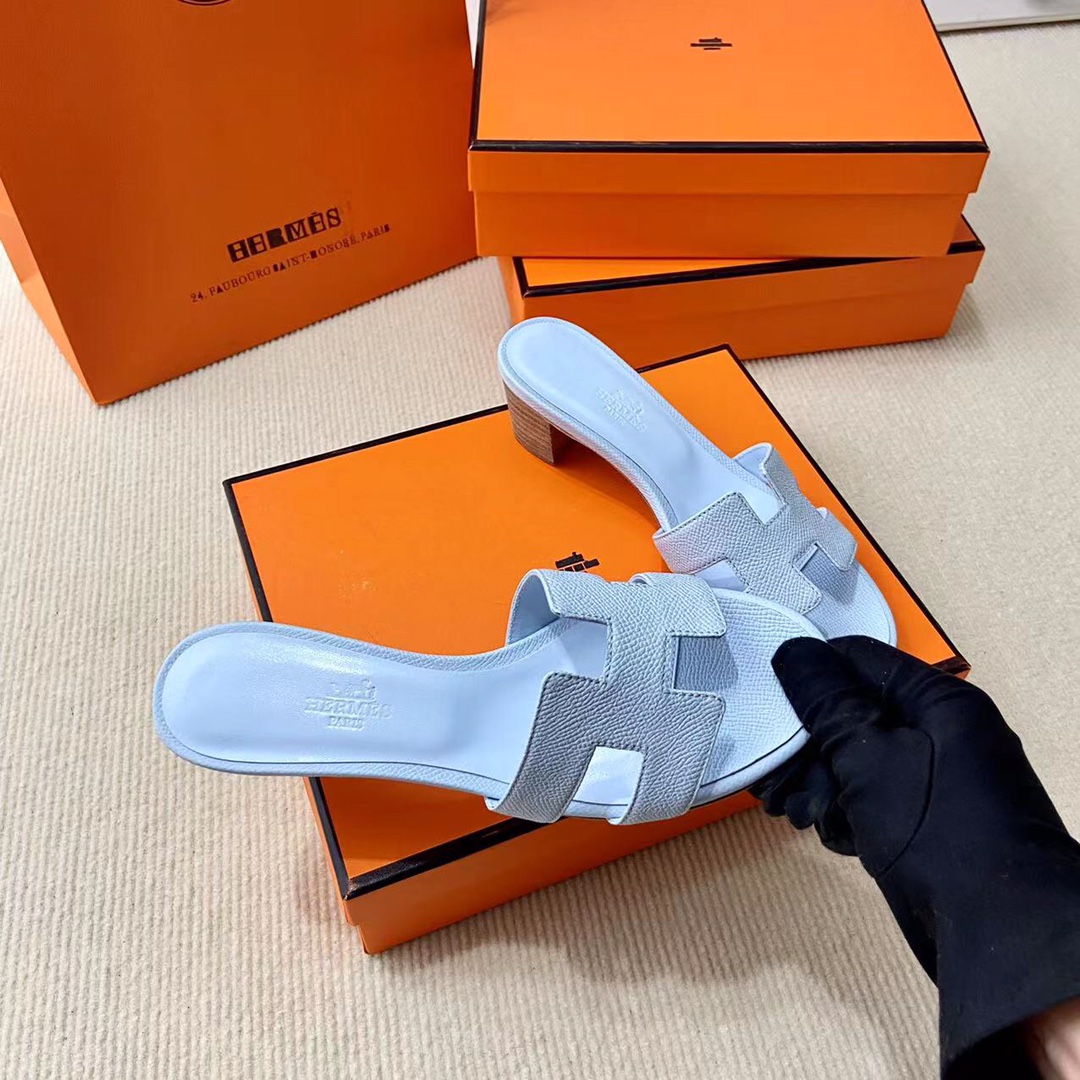 에르메스 올수공 오아시스 슬리퍼 샌들 앱송 33